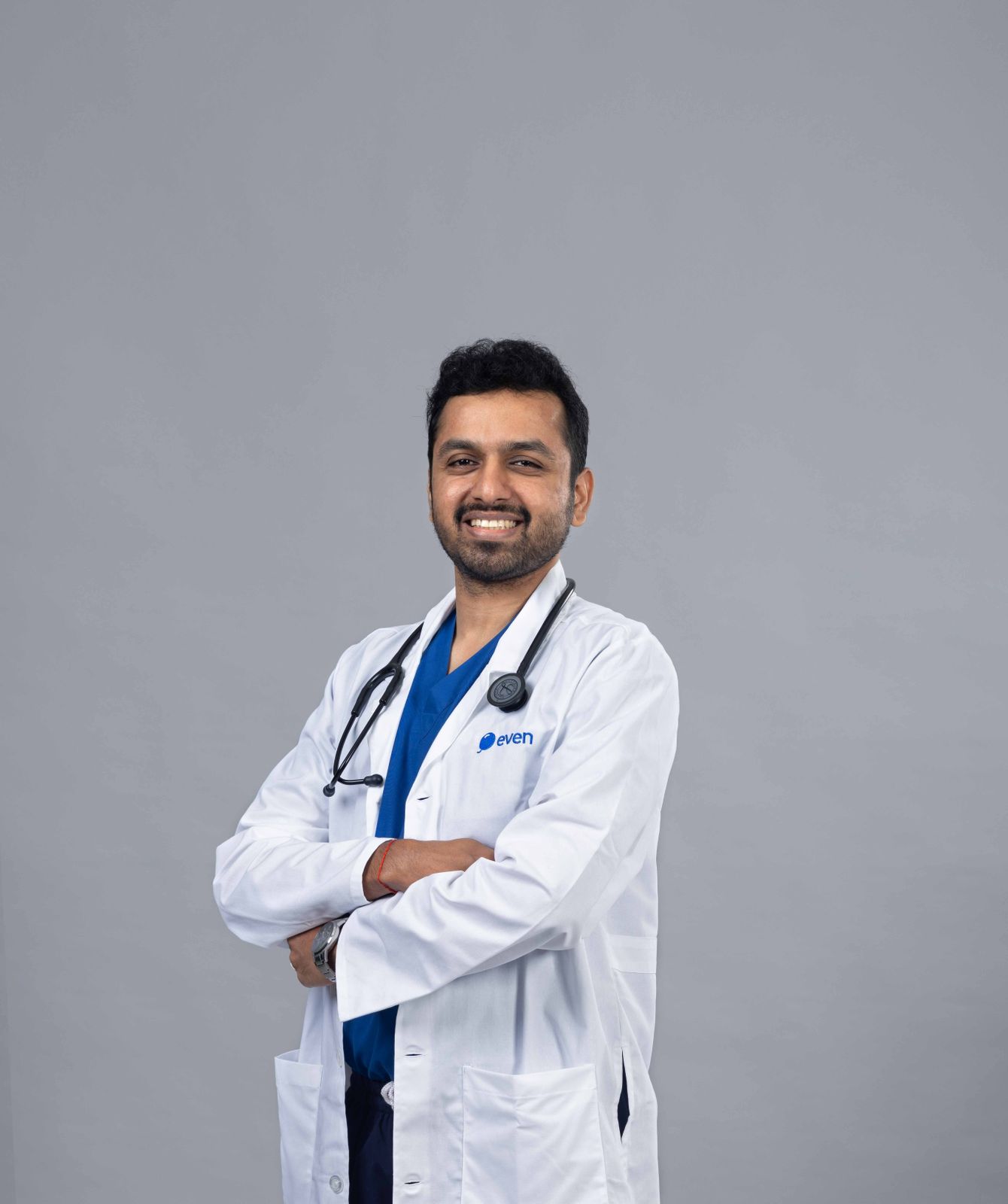 Dr. Rakshith Shetty in clinic